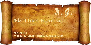 Müllner Gizella névjegykártya